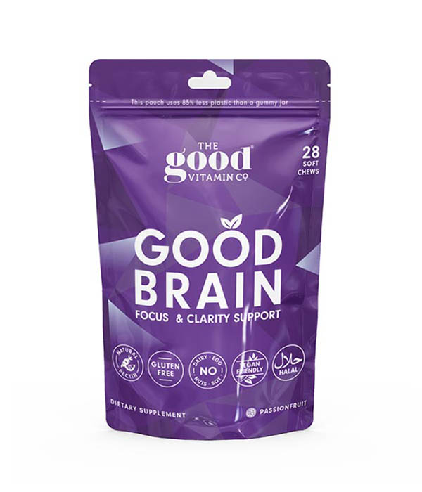 The Good Vitamin Co Good Brain Focus and Clarity Pouch 28s