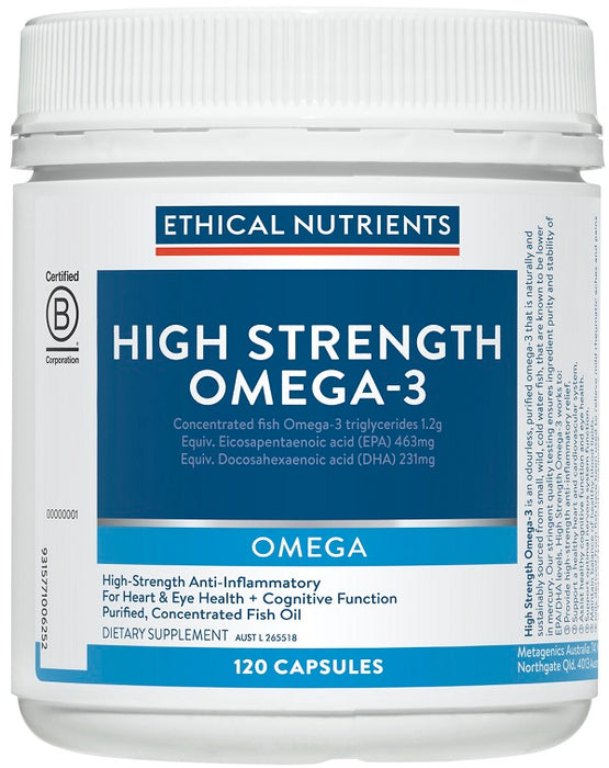 Ethical Nutrients High Strength Omega-3 120s