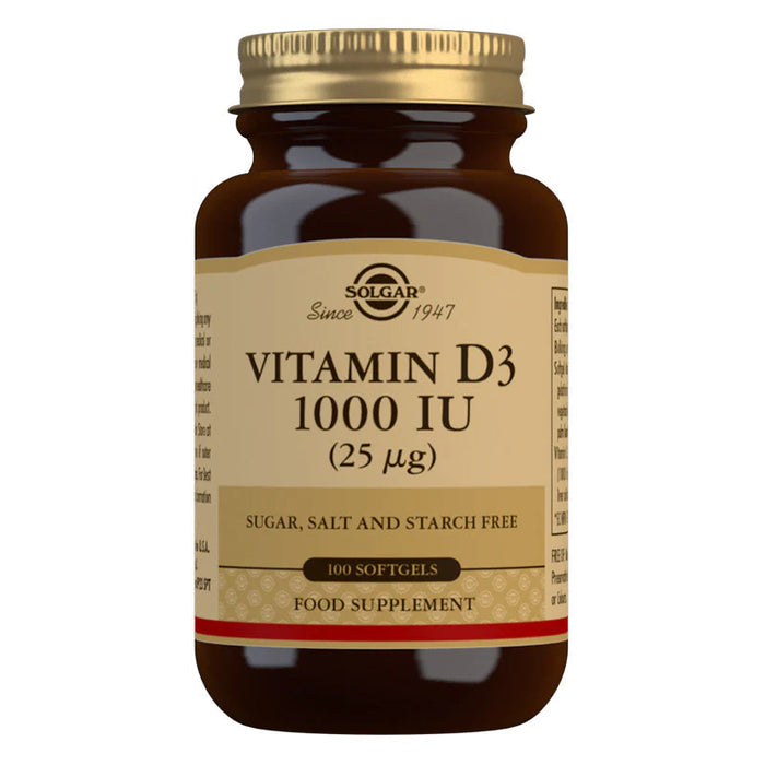 VITAMIN D3 1000 IU (25 MCG) SOFTGELS 100s