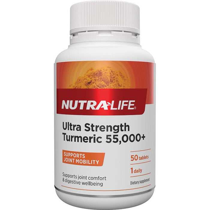 NutraLife Ultra Strength Turmeric 55000+ 50 Tabs