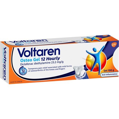 Voltaren Osteo 12 Hourly Gel (100g) — Kiwi Chemist